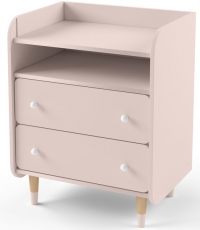Комод з пеленальним столиком IndigoWood Bubble II pink